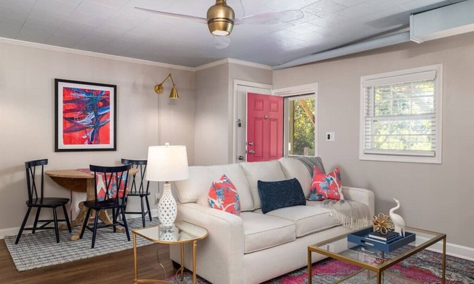Burlington Apartment | Historic Burlington Gem: Cozy Retreat with Outdoor Oasis