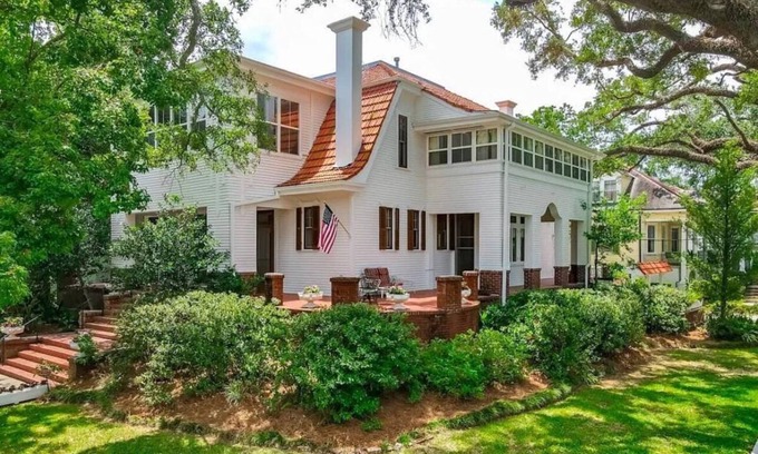 New Orleans House | Historic City Park Mansion w/Wraparound Terrace & Private Bar