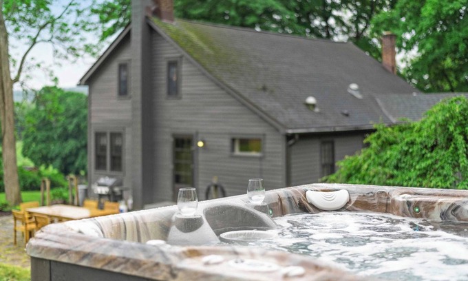 Pine Plains House | Historic Cottage w Brand New Hot Tub and Game Room