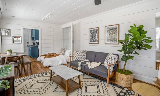 Greater Heights Apartment | Historic Heights Artist Boho Bungalow