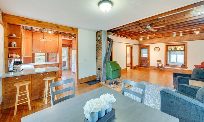 Sextonville House | Historic Wisconsin Retreat on 26-Acre Property!