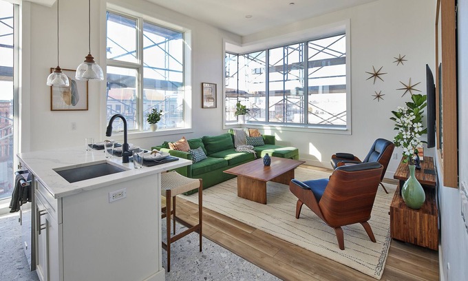 Hoboken Apartment | Hoboken Bright Elegant Loft – Steps to NYC