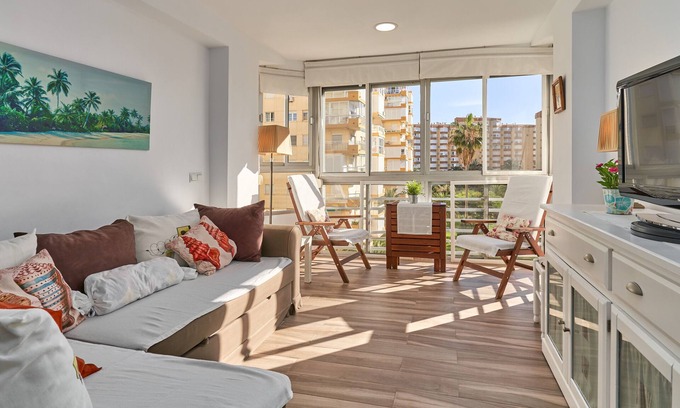Algarrobo Apartment | Holiday Apartment "Amador" with Sea View, Pool & Garden