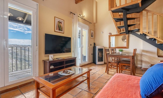 Pradollano Apartment | Holiday Apartment "Duplex 23 E" with Mountain View, Private Terrace & Wi-Fi