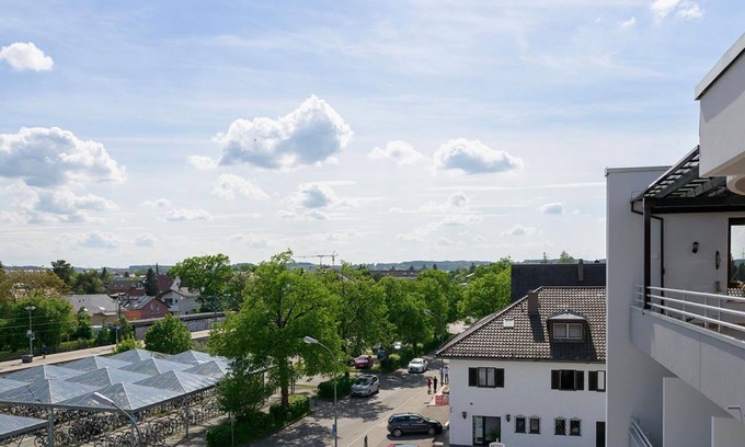 Furstenfeldbruck District Apartment | Holiday Apartment "Huber Living Deluxe 107" with Balcony & Wi-Fi