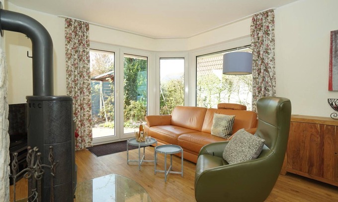 Cappel-Neufeld House | Holiday Apartment "Kiebitz Mit Sauna" with Private Terrace, Private Garden & Wi-Fi