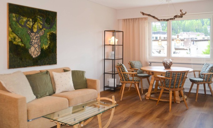 Sankt Moritz-Bad Apartment | Holiday apartment St. Moritz for 1 - 4 persons with 1 bedroom - Holiday apartment in one or multi-fa
