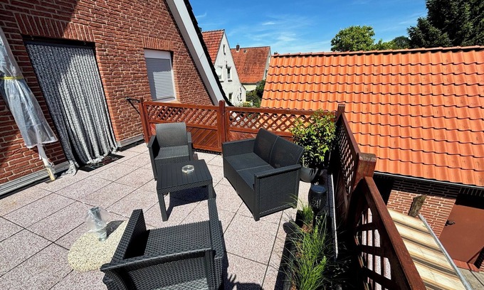 Bremervoerde Apartment | Holiday Appartment "Anne" with Balcony and Wi-Fi