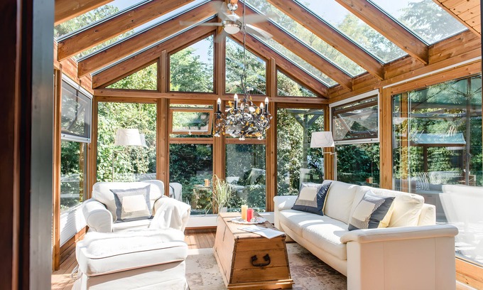 Langballigholz House | Holiday Home 'Am Meer' with Sea View, Private Terrace and Wi-Fi
