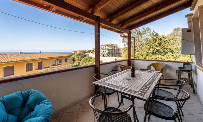 Nebida House | Holiday Home “Casa Lamarmora” with Large Terrace, Air Conditioning & WiFi