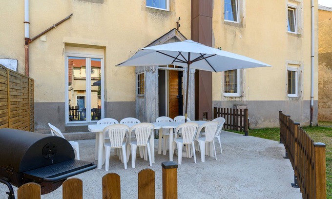 Plainfaing House | Holiday Home 'Gîte Les 3 Cerfs - 3 Stars' with Mountain View, Private Terrace and Wi-Fi