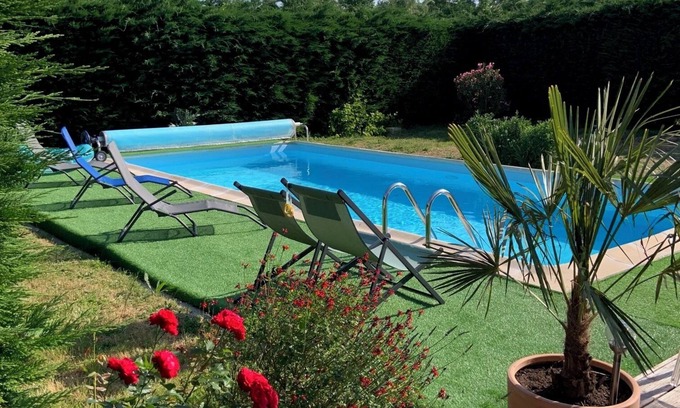 Saint-Hippolyte Villa | Holiday Home Heated swimming pool 28° C