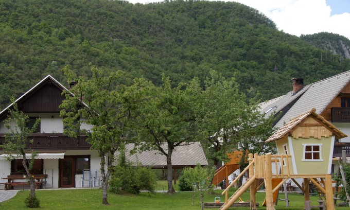 Polje House | Holiday home Markez with garden, near the river & Triglav Park