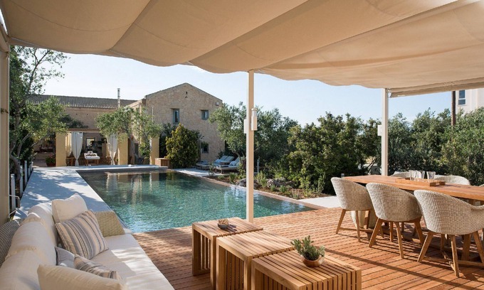 Kalathas House | Holiday house Stalos for 1 - 9 persons with 4 bedrooms - Holiday house