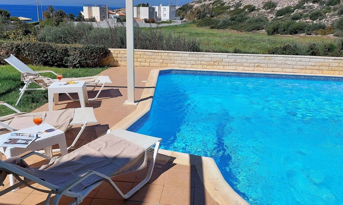 Palaia Fokaia Villa | Holiday villa SUNJOY close to the beach