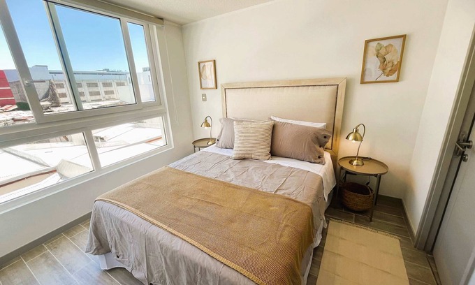 Downtown Santiago Apartment | HOM I Dpto 1D1B 2PAX Cerca del Movistar Arena