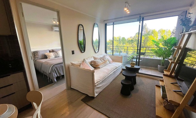 Downtown Santiago Apartment | HOM l Depto 2D2B 3PAX Cerca del Movistar Arena