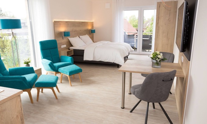 Dinklage Apartment | @home Boardinghouse Apartment Premium with Terasse 01