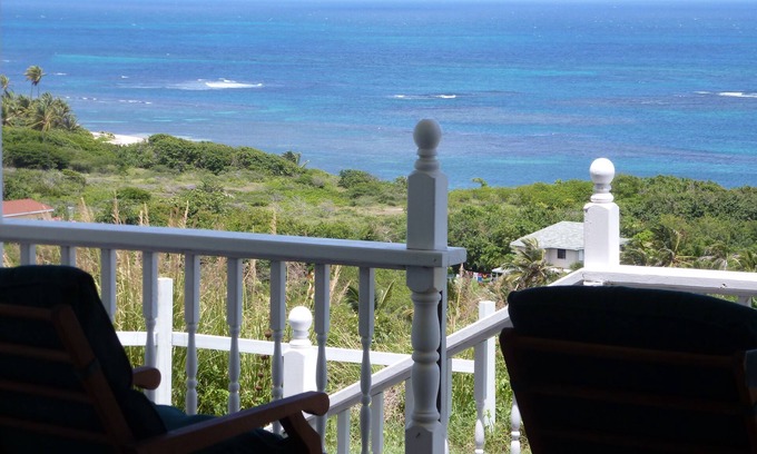 Camps Cottage | Home-styled cottage on Nevis with spectacular views of the Caribbean Sea