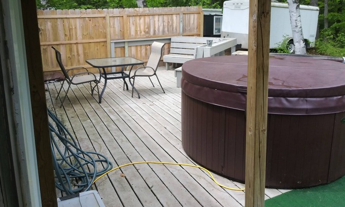 White Pine Cottage | Home Sweet Hot Tub Home