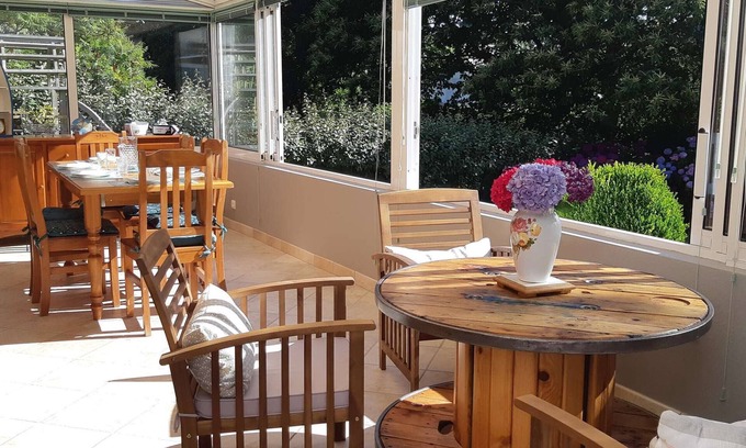 Saint-Quay-Perros House | Home with Garden, Large Veranda, Free WIFI near Perros-Guirec