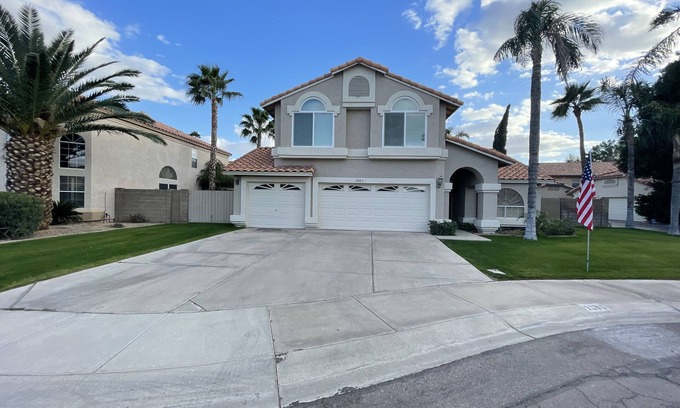 Val Vista Lakes House | Home with Pool in Val Vista Lakes, Also a Hot Tub , Near Phx Airport