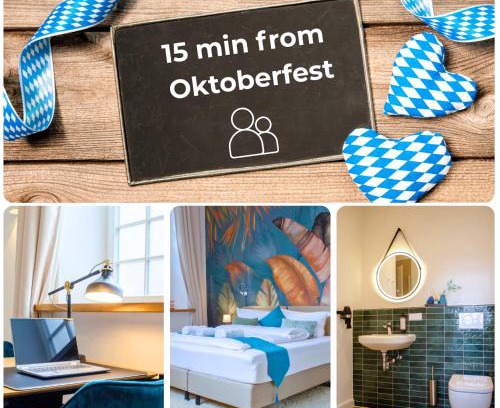Obergiesing Apartment | HOMELY STAY Studio 4 - Chic Self-Check-In Room for Short Stays - 15 min from Oktoberfest