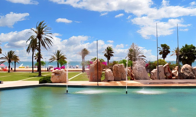 Sant Carles de la Rapita Apartment | Homerez - Apartment Sant Carles, sea view
