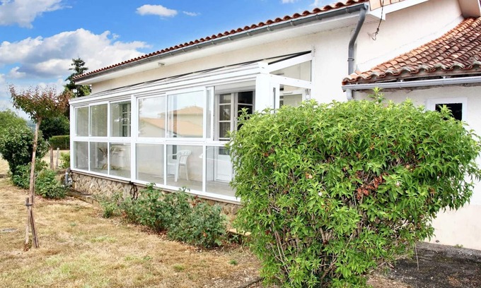 Montbron House | Homerez - Charming House in Montbron with Terrace and Garden
