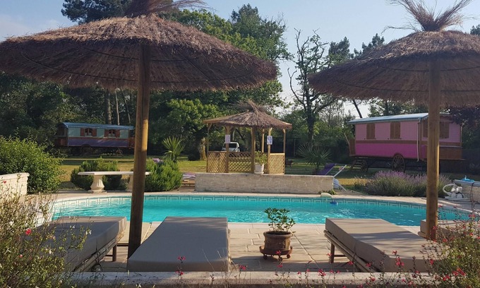 Bussac-Foret House | Homerez - Comfortable House in Bussac-Forêt - Pool