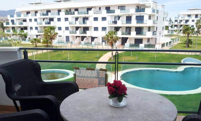 Retamar Apartment | Homerez - Nice appartement 1 km away from the beach for 4 ppl. with shared pool