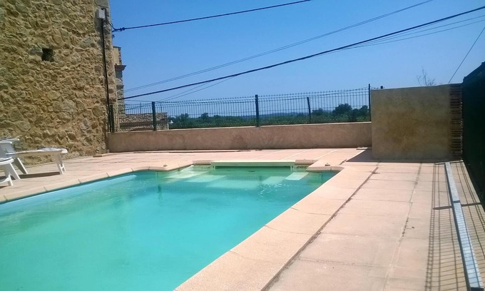 Cantallops Villa | Homerez - Villa for 3 ppl. with swimming-pool, jacuzzi and garden at Cantallops