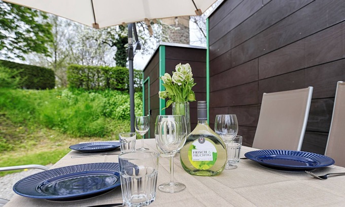 Iphofen Cabin | homie stay Radapartment - Terrasse & Grill