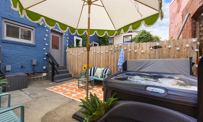 Lawrenceville House | ★HostWise Stays★ Private Hot Tub | King Bed | Workspace | Kids Welcome!