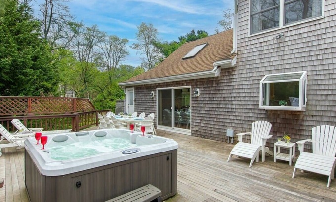 North Eastham House | Hot Tub, Game Room, Large Private Yard!