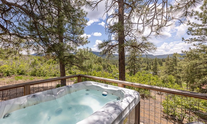Pagosa Springs Cabin | Hot Tub, Secluded, Borders National Forest, New AC