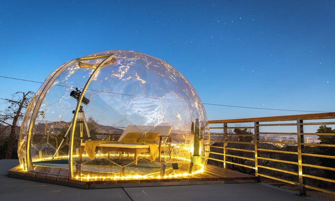 Joshua Tree House | Hot Tub, Stargazing Dome, King Bed, EV Charger