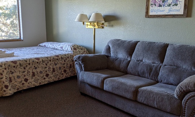 Almont Cabin | Hotel Style Lodge Room w/Kitchenette
