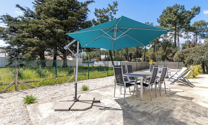Saint-Jean-de-Monts House | House 100m2 Near Beach and Forest - Terrace & Garden