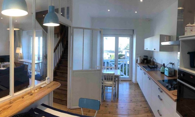 Saint-Quay-Portrieux House | House 6 p.,100 m beach, all on foot, garden, wifi