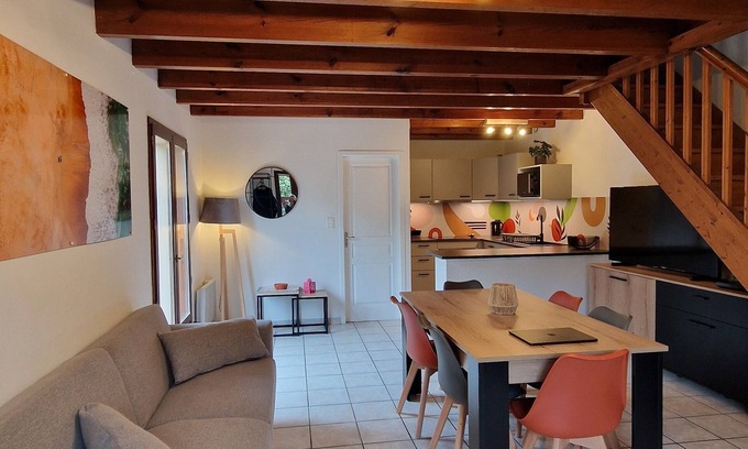 Vielle-Saint-Girons House | House 6 pers Evasion Landaise near the beach and next to the lake