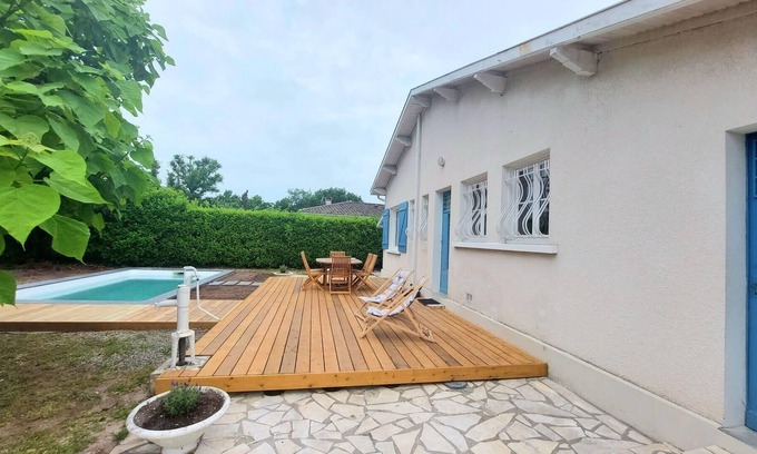 Audenge House | House 90 M² With Pool And Garden