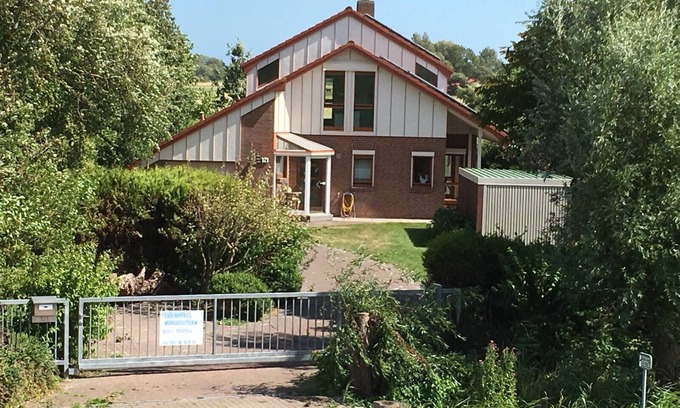 Nordholz House | House "NordSeeStern", detached, right on the North Sea dike with a fireplace