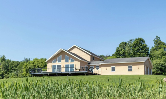 Deansboro House | House w/Scenic Deck, Hot Tub & Barn