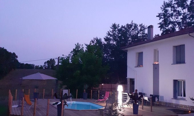 Cancon House | House with swimming pool 2 minutes from Lougratte lake, ideal for families.