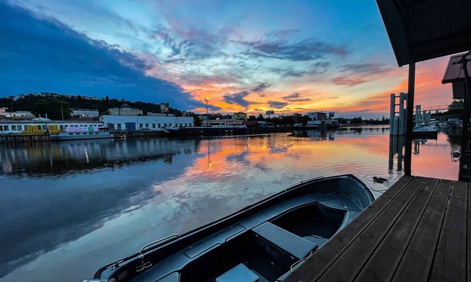 Smichov Boat Rental | Houseboat Benjamin + electric boat, max. 8 person