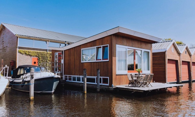 Municipality of Uitgeest House | Houseboat in Netherlands with Private Dock