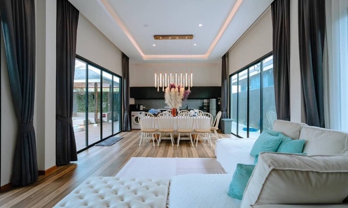 Kao Yai Villa | Hua Hin Pool Villa and Pool Table With 3 Bedrooms, 3 Bathrooms Near Cha-am Beach
