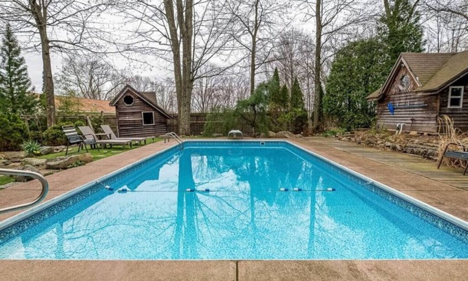 Cresco House | Huge Poconos Retreat with a Hot Tub a Heated Pool and close to hiking