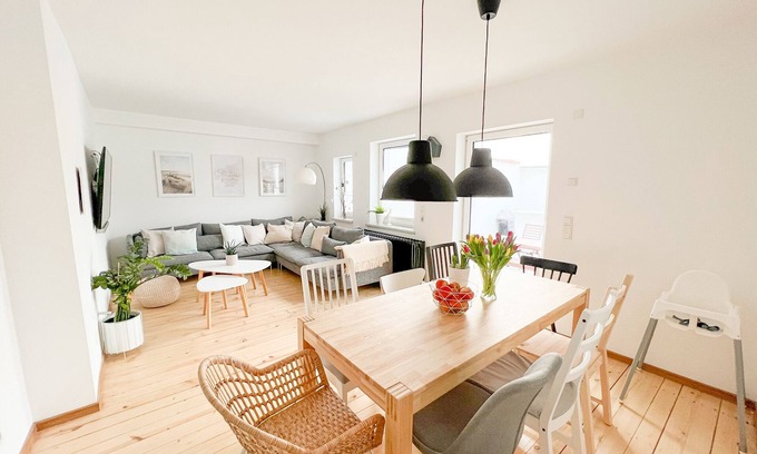 Heiligendamm House | HYGG INN: modernized house 500m from the sea with sauna & outdoor kitchen